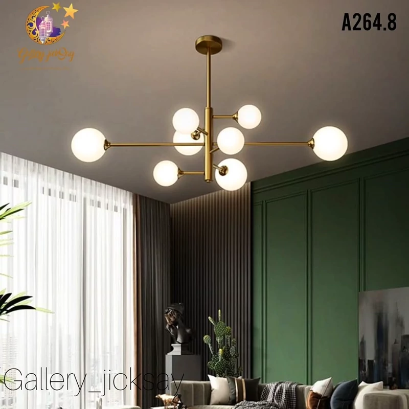 لوستر 8 شعله مدرنA264