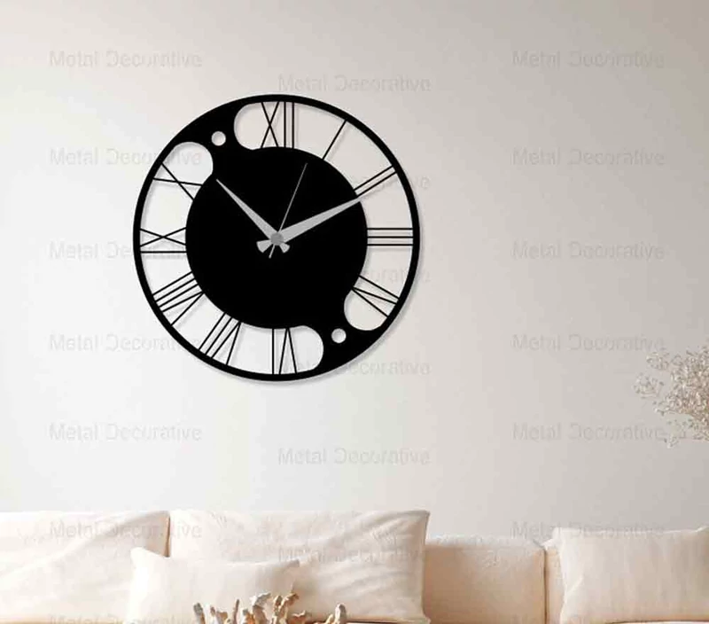 ساعت دیواری مدرن فلزی H600