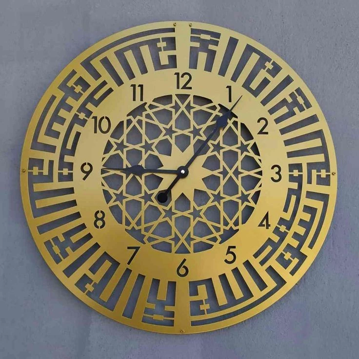 ساعت دیواری مدرن فلزی خاص  H630