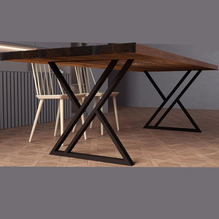 میز مدرن فلزی و چوبی لاکچری M135 با روی mdf