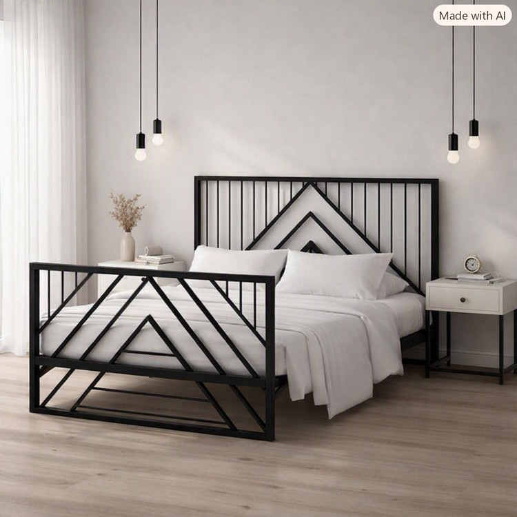 تخت خواب مدرن فلزی مدل B112🌟